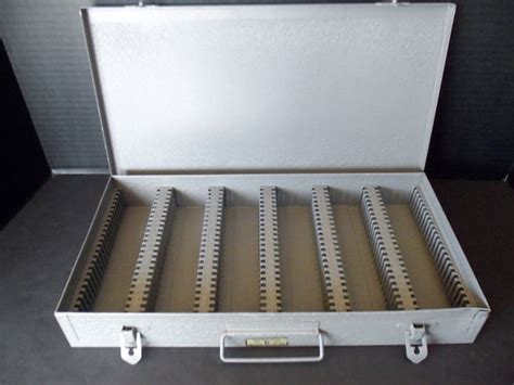 metal box for slides|Slide Storage Case & Boxes .